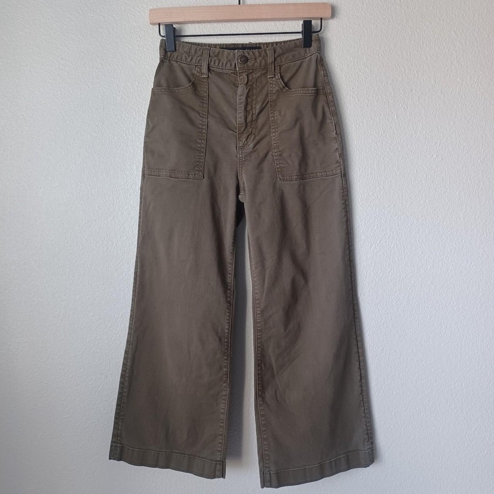 VERONICA BEARD Crosbie Wide Leg High Rise Pants US 24/00